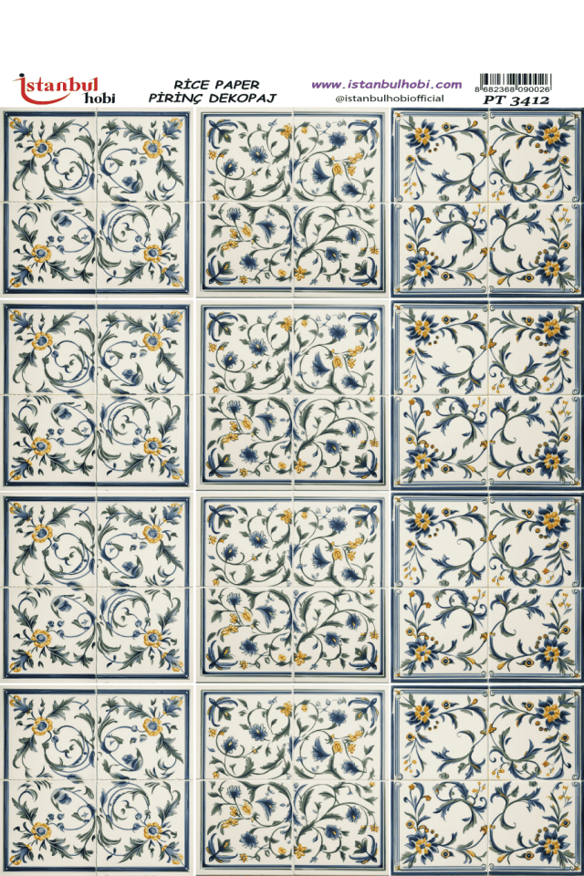 Pirinç Dekopaj Serisi PT-3412 30x42cm