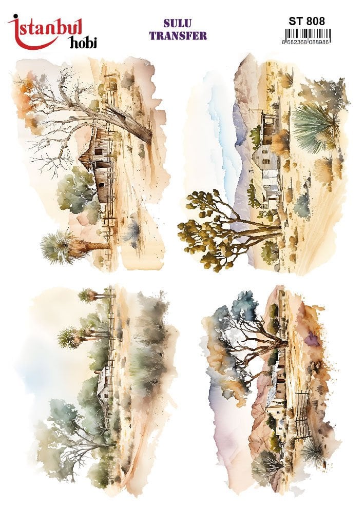 Sulu Transfer Desenli st808