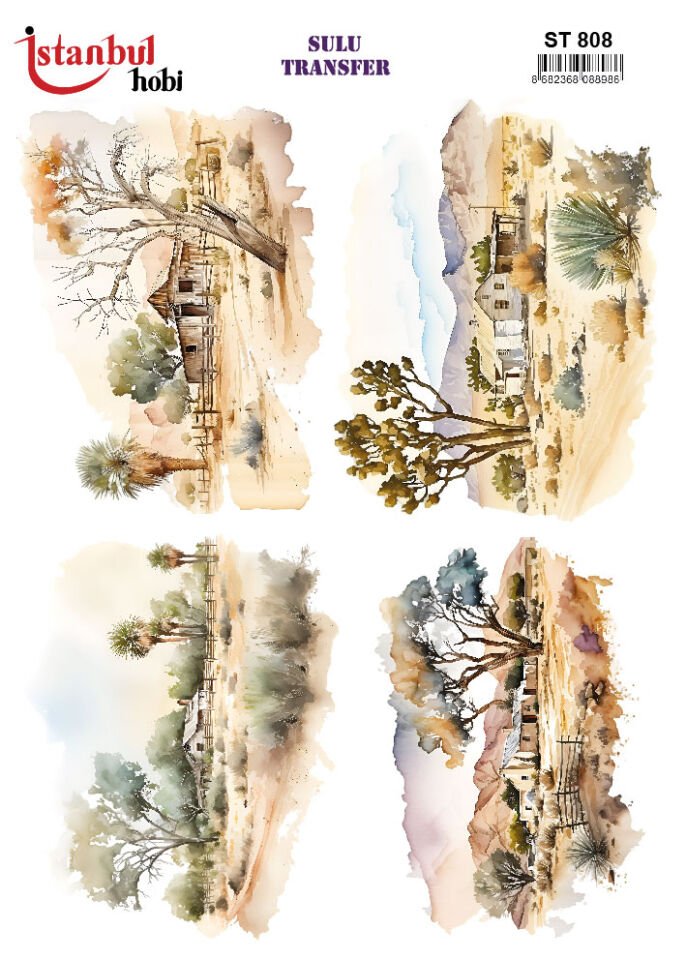 Sulu Transfer Desenli st808