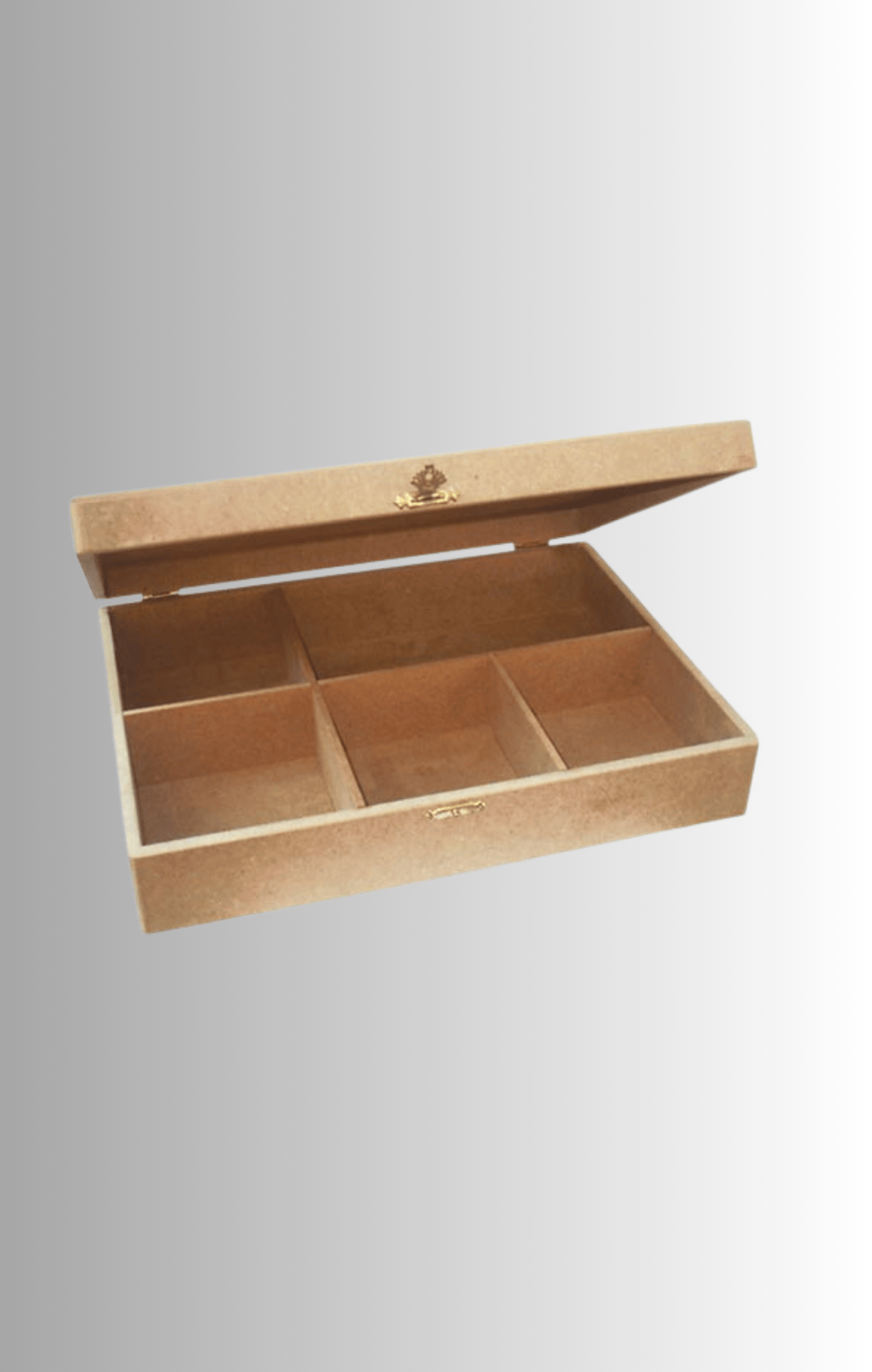 5 Bölmeli MDF Çay ve Dikiş Kutusu KU-241