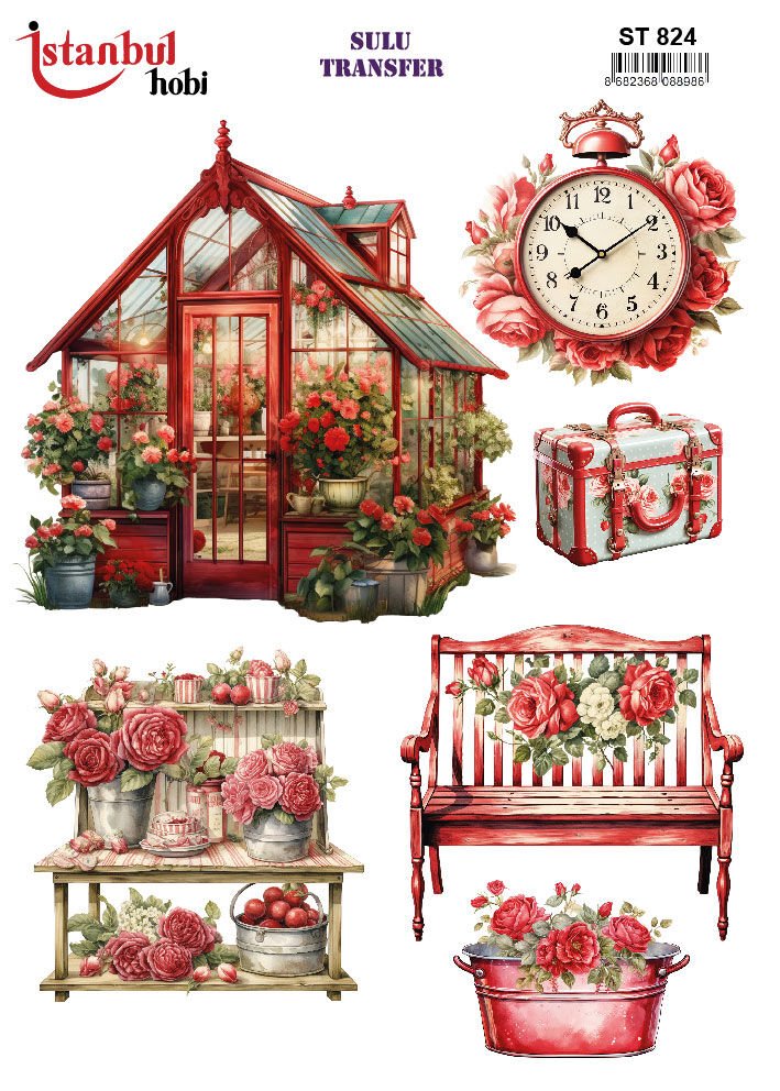 Sulu Transfer Desenli ST824