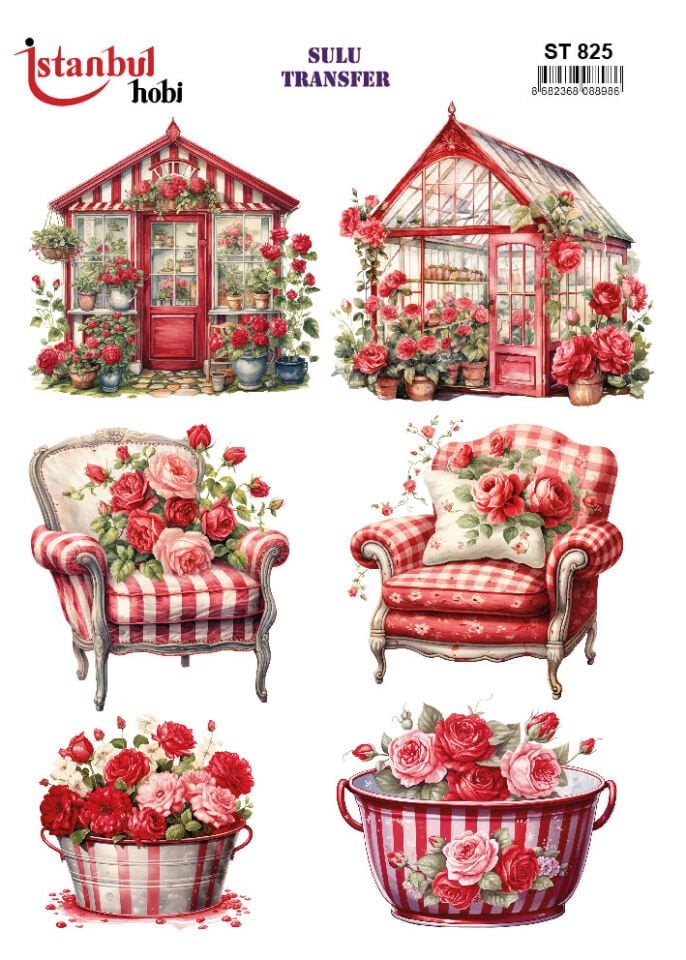 Sulu Transfer Desenli ST825