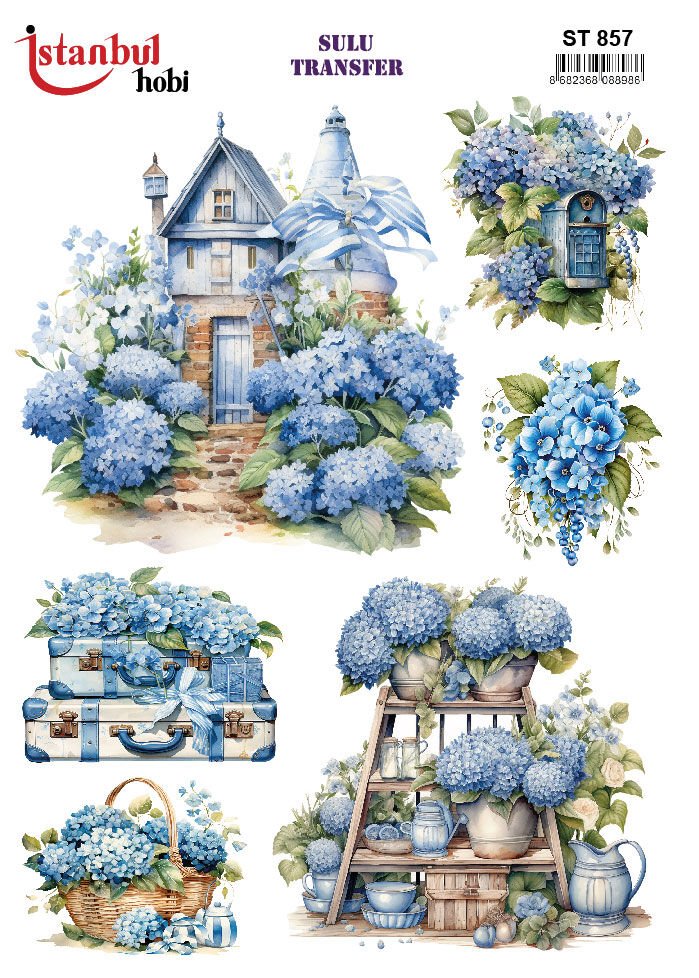 Sulu Transfer Limon Desen Seri ST857