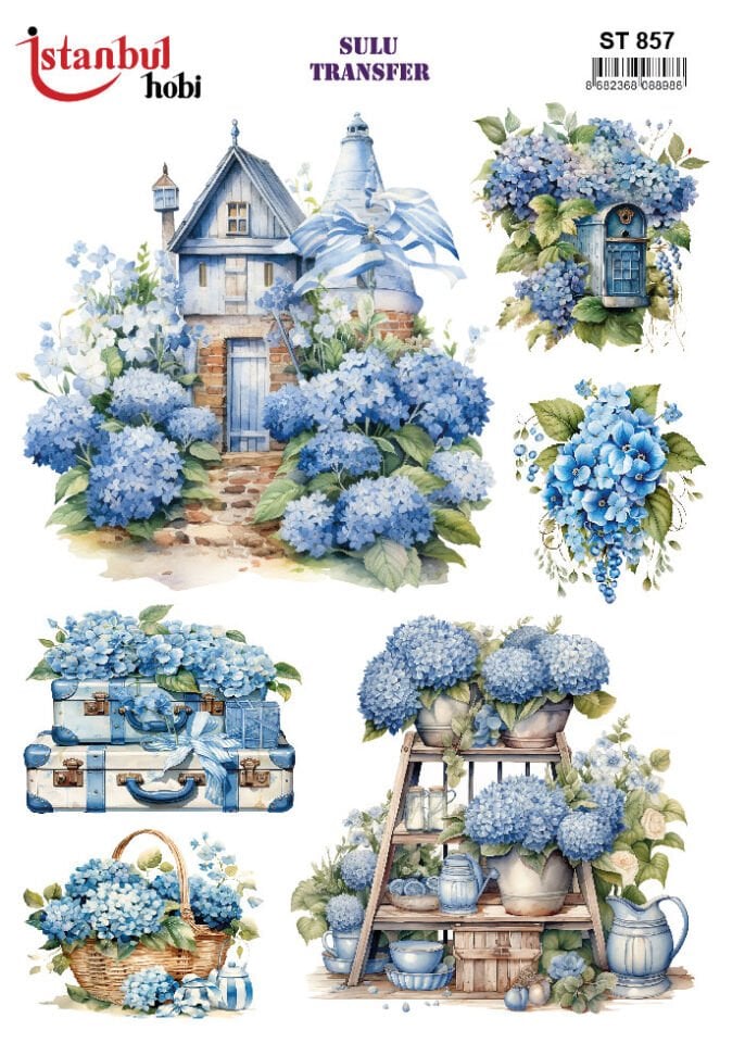 Sulu Transfer Limon Desen Seri ST857