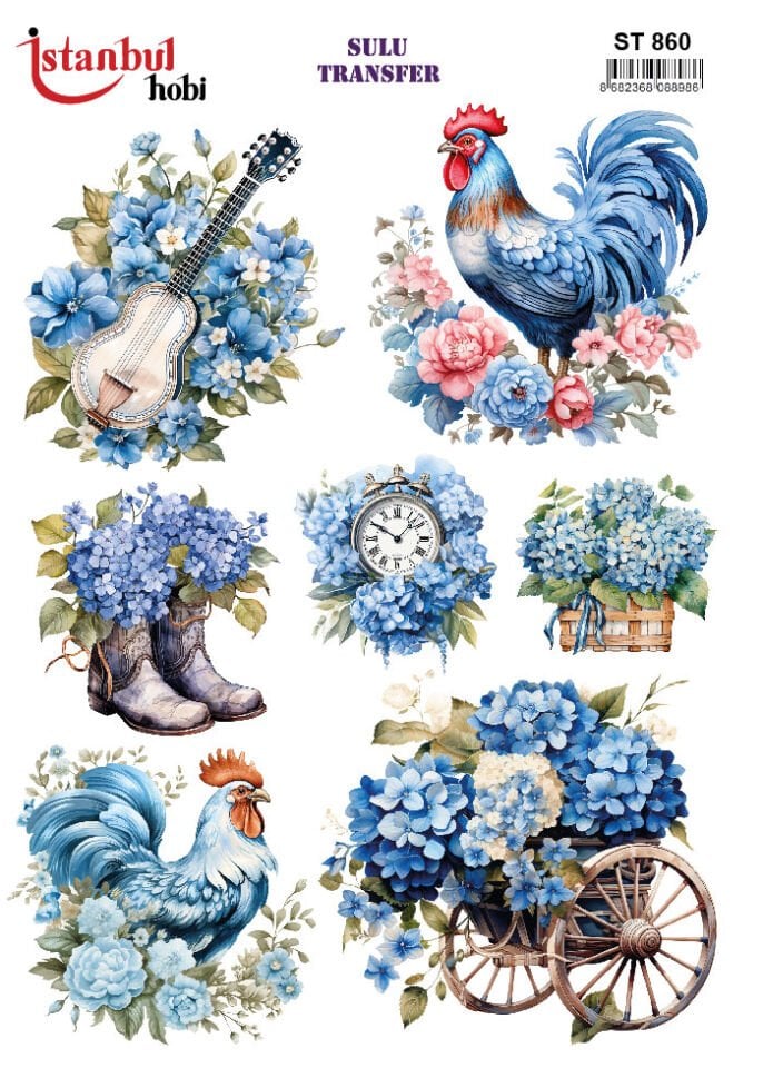 Sulu Transfer Limon Desen Seri ST860