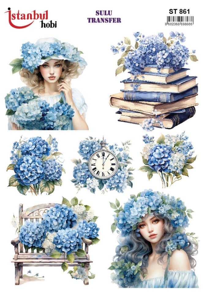 Sulu Transfer Limon Desen Seri ST861