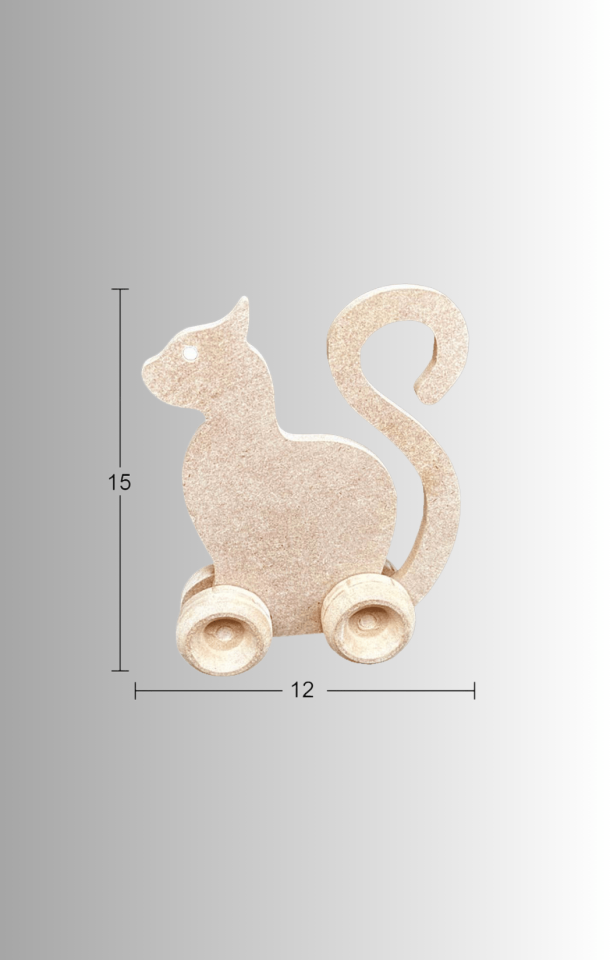 Tekerlekli Oyuncak Kedi OY-108