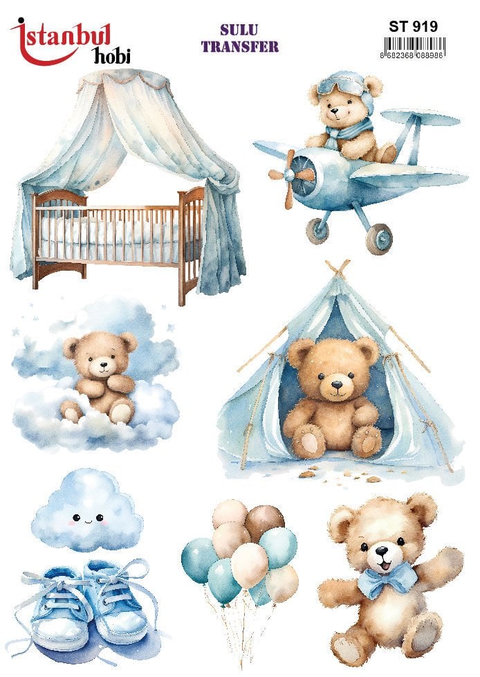 Sulu Transfer Desenli ST919