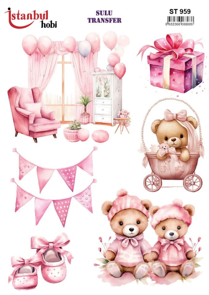 Sulu Transfer Desenli ST959