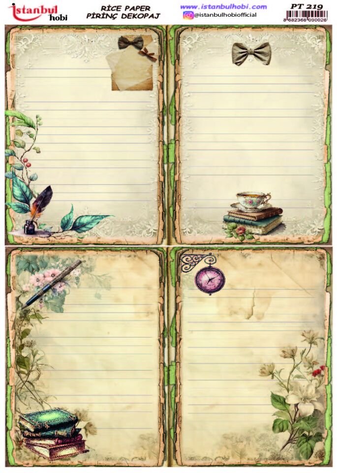 Pirinç Dekopaj  PT-219 30x42cm
