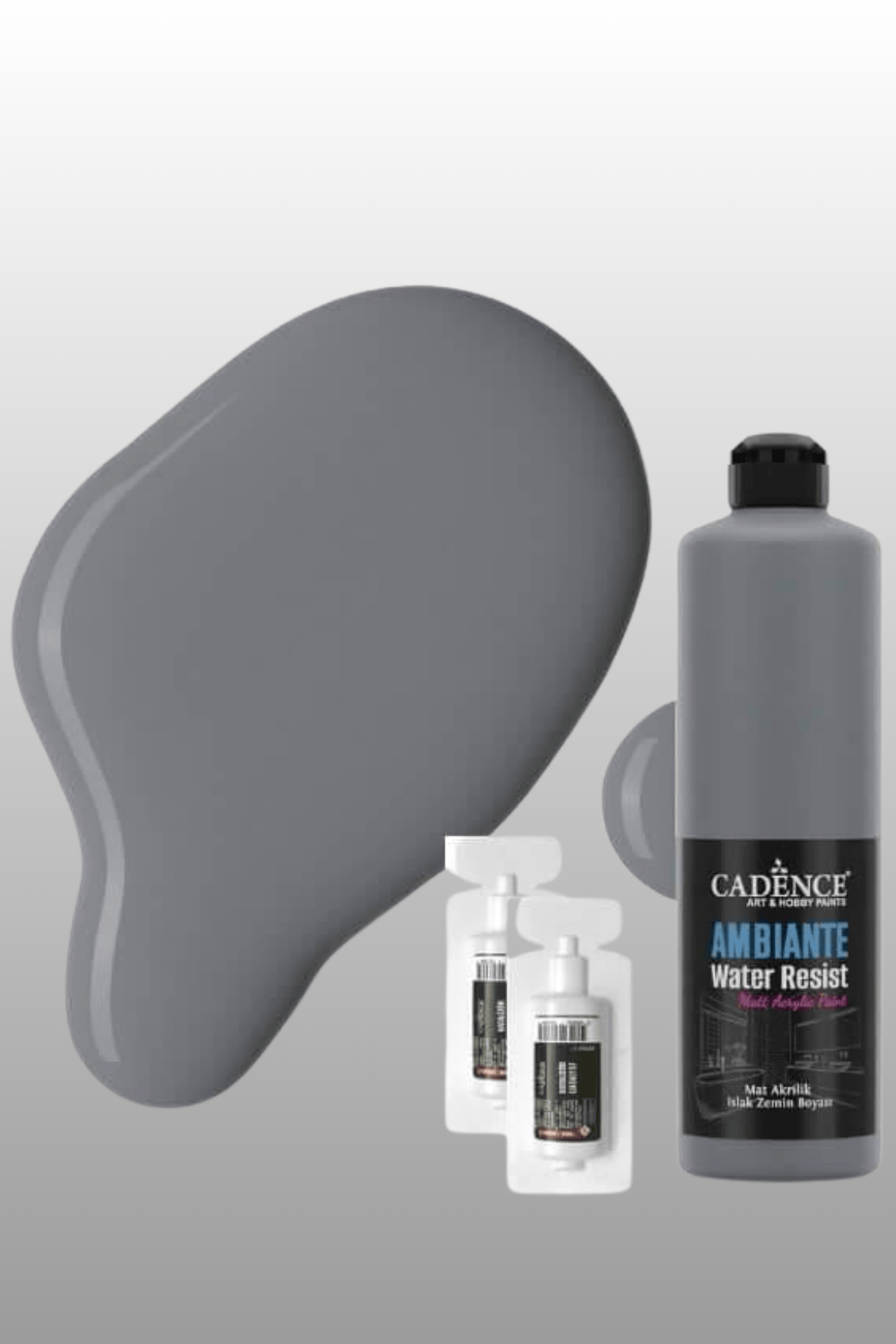 Grafiti Gri Ambiante Islak Zemin Boyası 500ml+20ml Katalizör AW-22