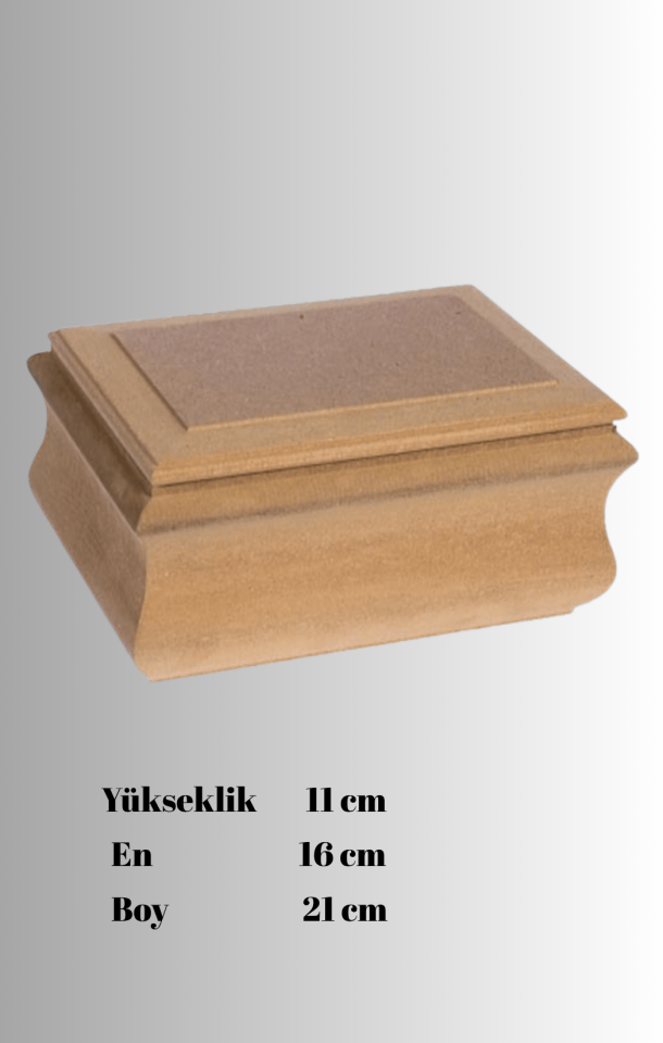 Küçük Düz Freze Kutu KU-293