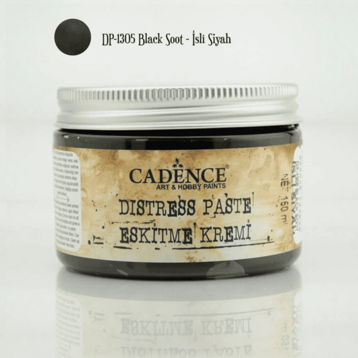 İsli Siyah Distress Vintage Eskitme Kremi 150ml-1305
