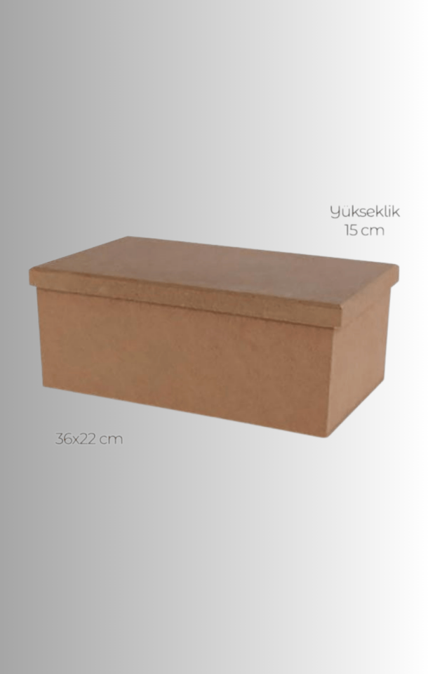 Dikdörtgen MDF Saklama Kutusu KU-210