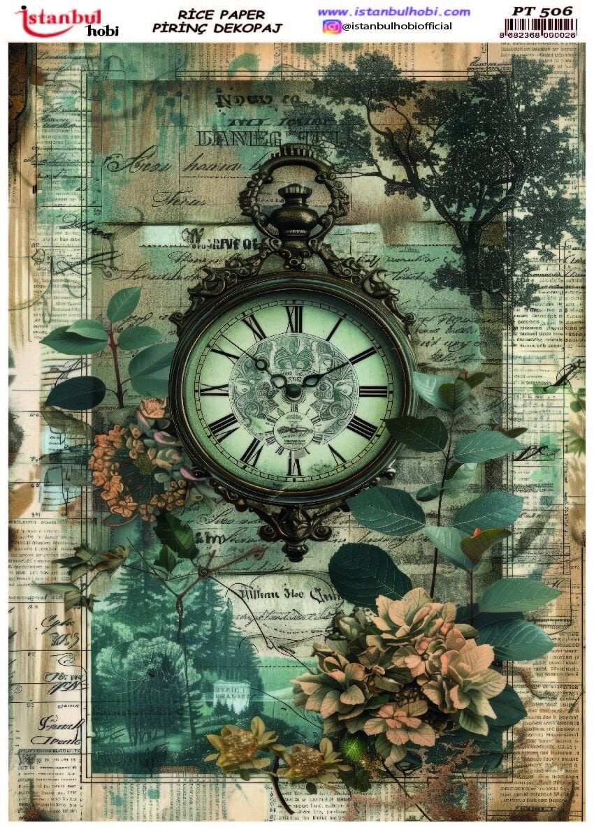Pirinç Dekopaj Desen PT-506 30x42cm