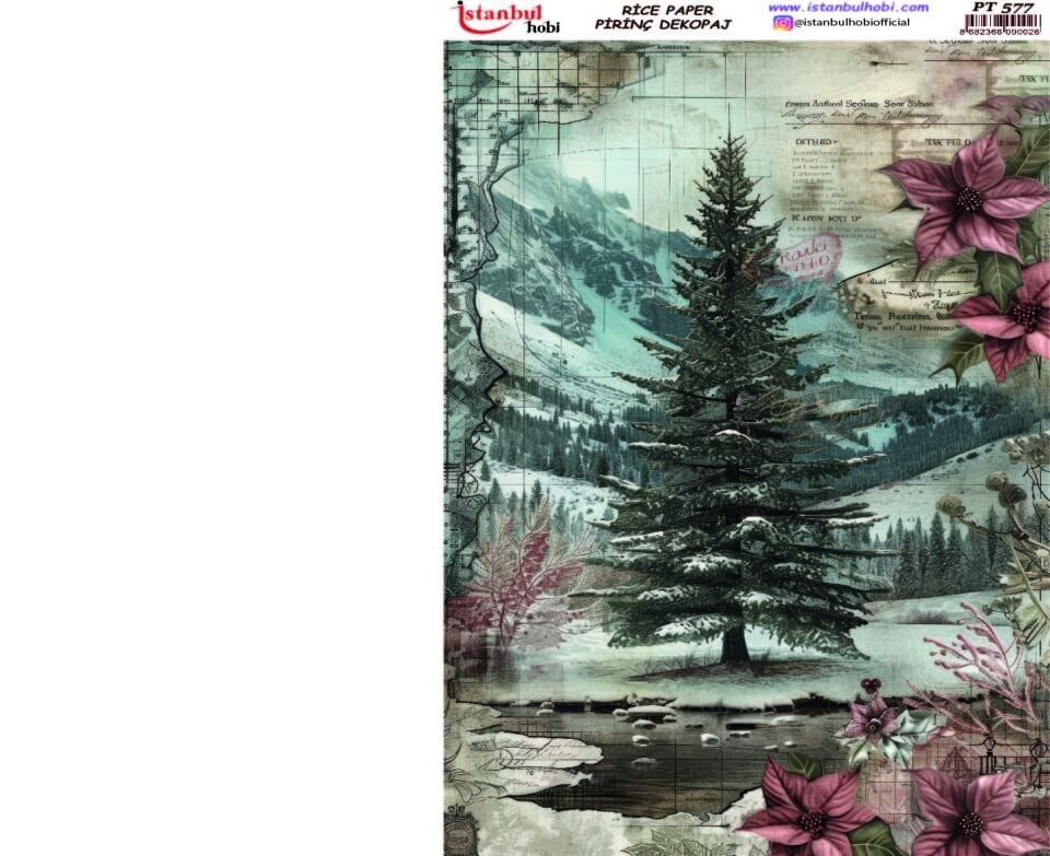 Pirinç Dekopaj Kadınlar PT-577 30x42cm