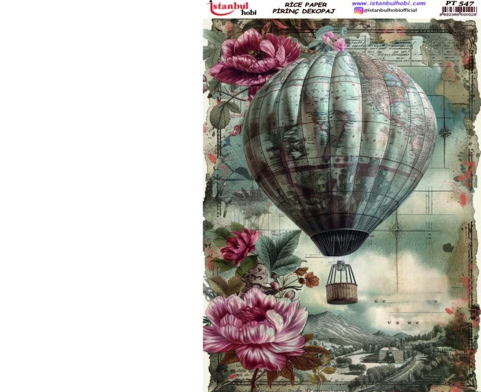 Pirinç Dekopaj Limon PT-547 30x42cm