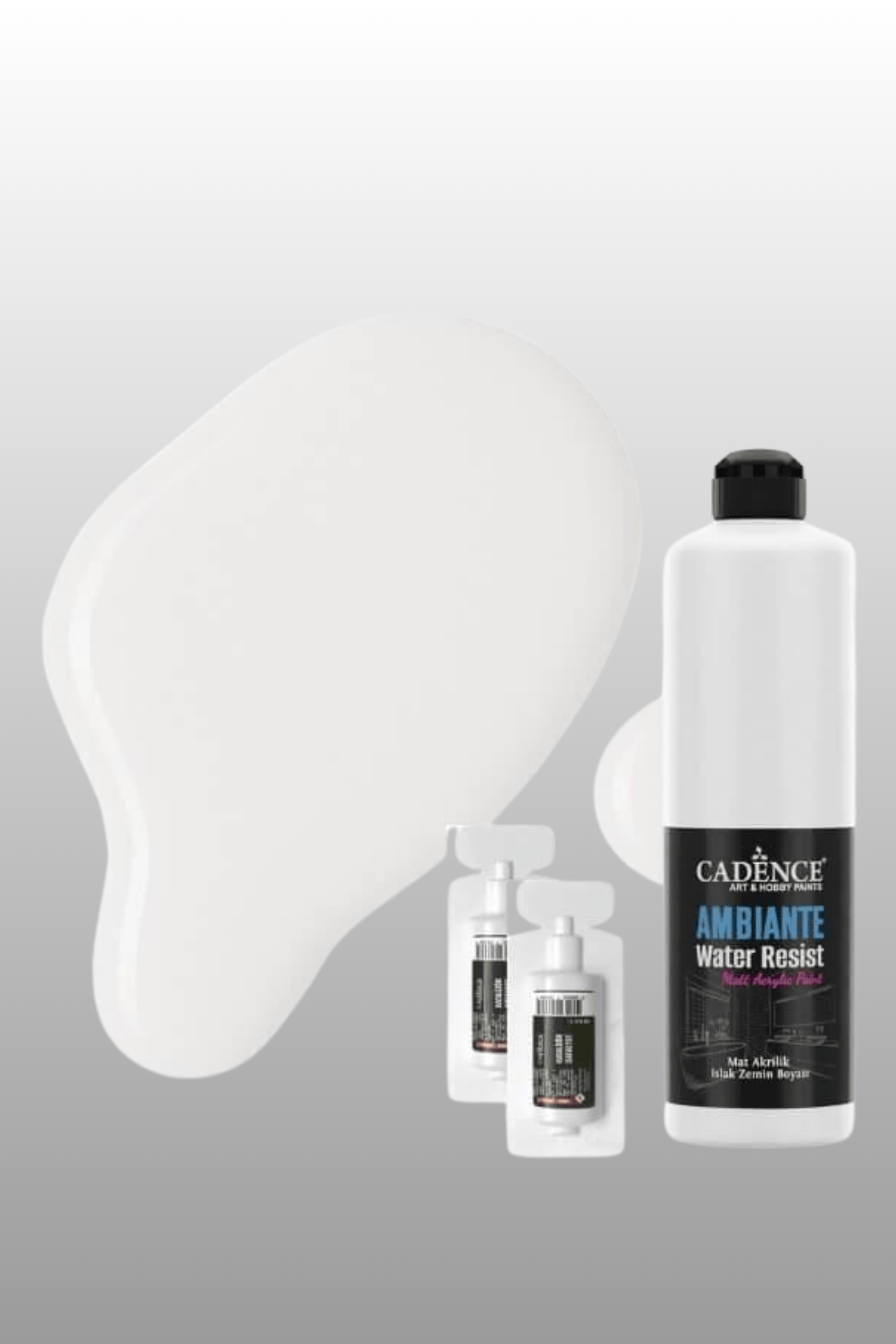 Eskimiş Beyaz Ambiante Islak Zemin Boyası 500ml+20ml Katalizör AW-03