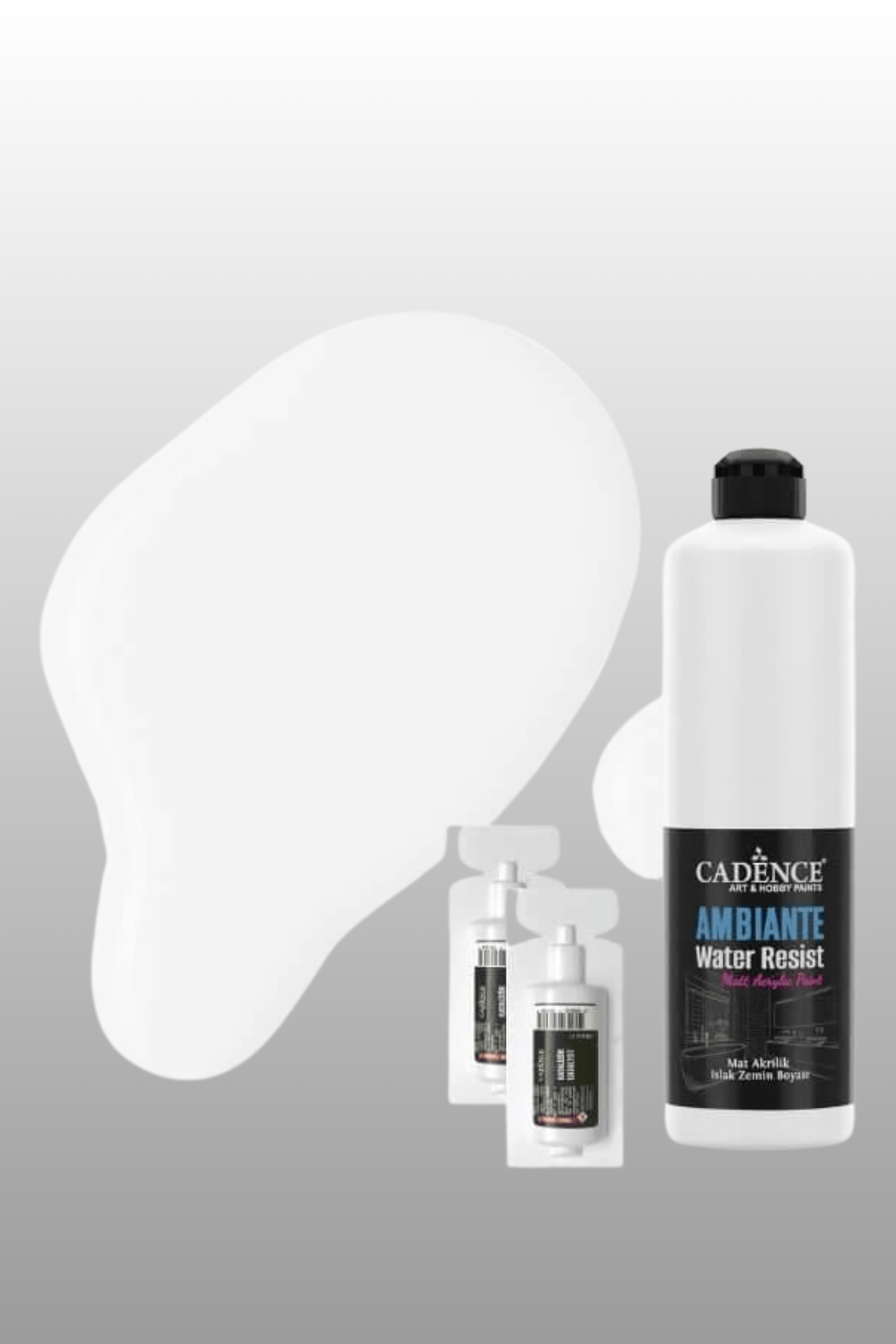Beyaz Ambiante Islak Zemin Boyası 500ml+20ml Katalizör AW-01