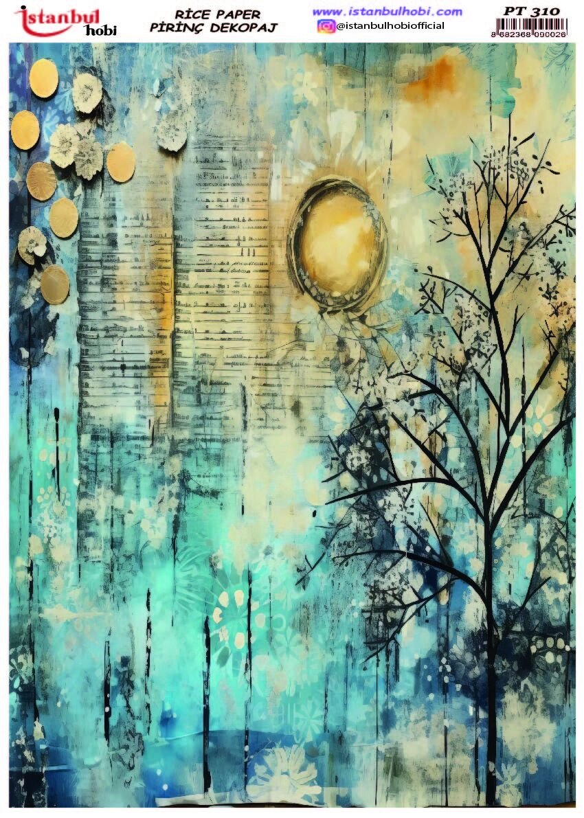 Pirinç Dekopaj Etnik PT-310 30x42cm