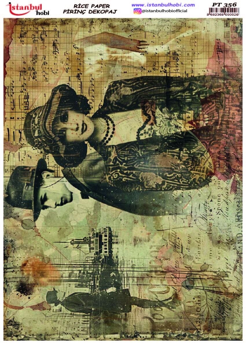 Pirinç Dekopaj Etnik PT-356 30x42cm