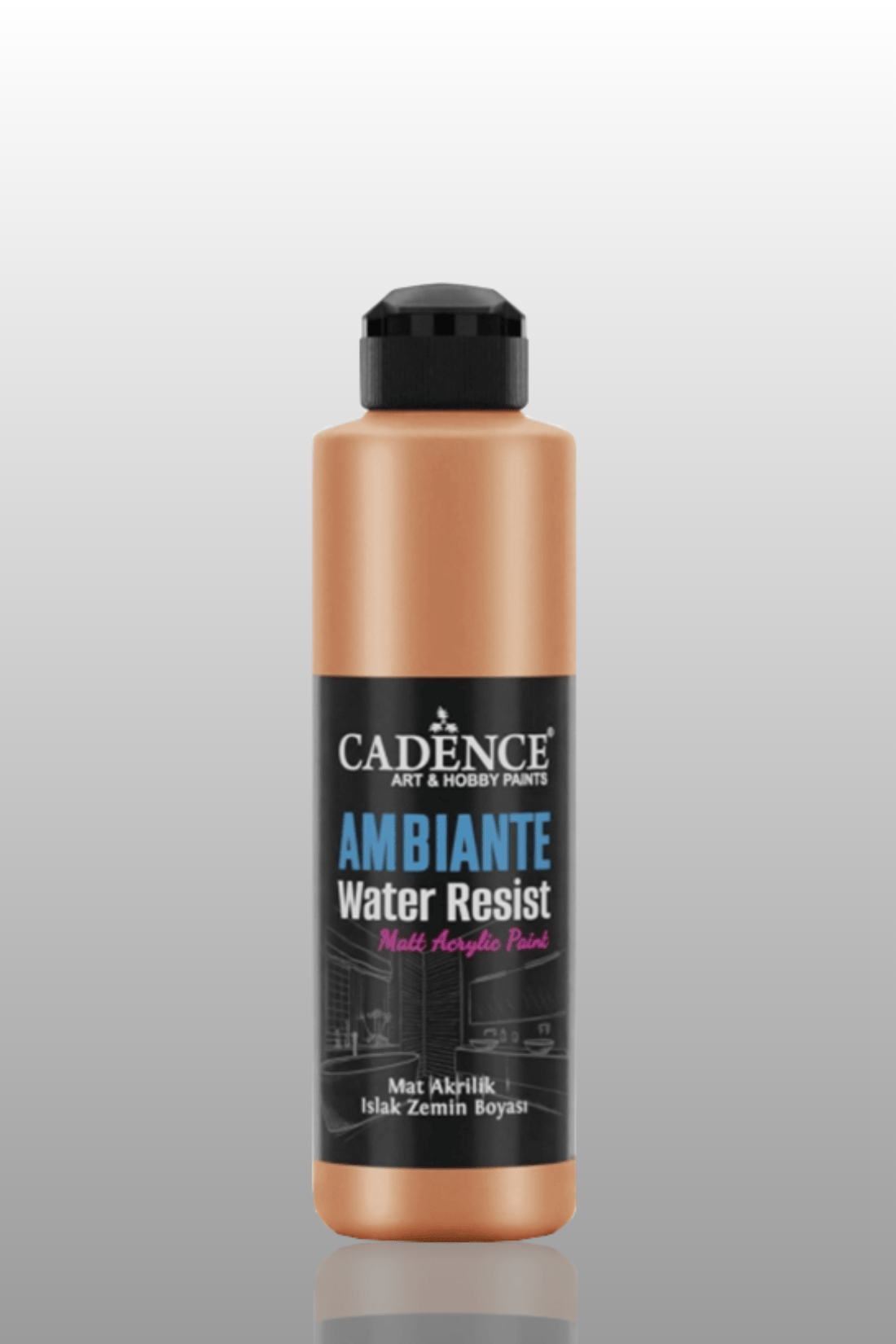 Bronz Metalik Ambiante Islak Zemin Boyası 250ml+10gr AWM-05