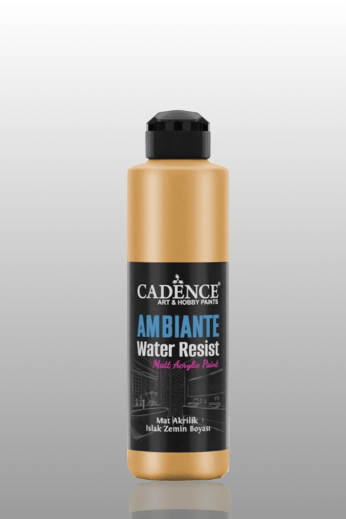 Antik Altın Metalik Ambiante Islak Zemin Boyası 250ml+10gr AWM-04
