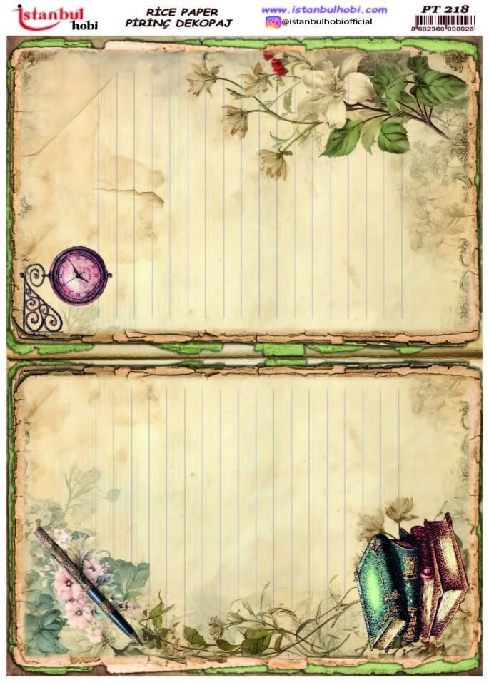 Pirinç Dekopaj Manzara PT-218 30x42cm