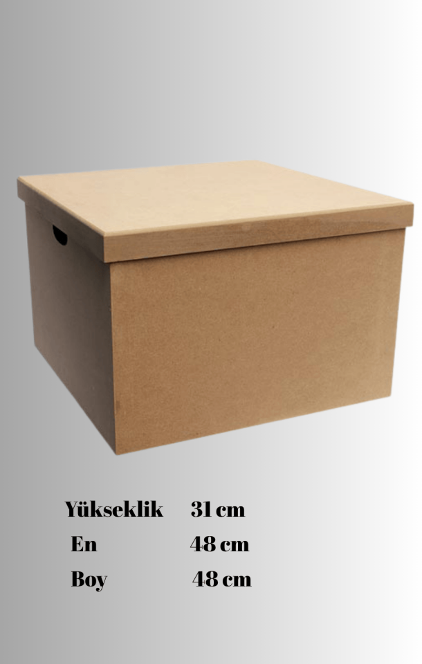 Büyük Kare Oyuncak Kutusu KU-331