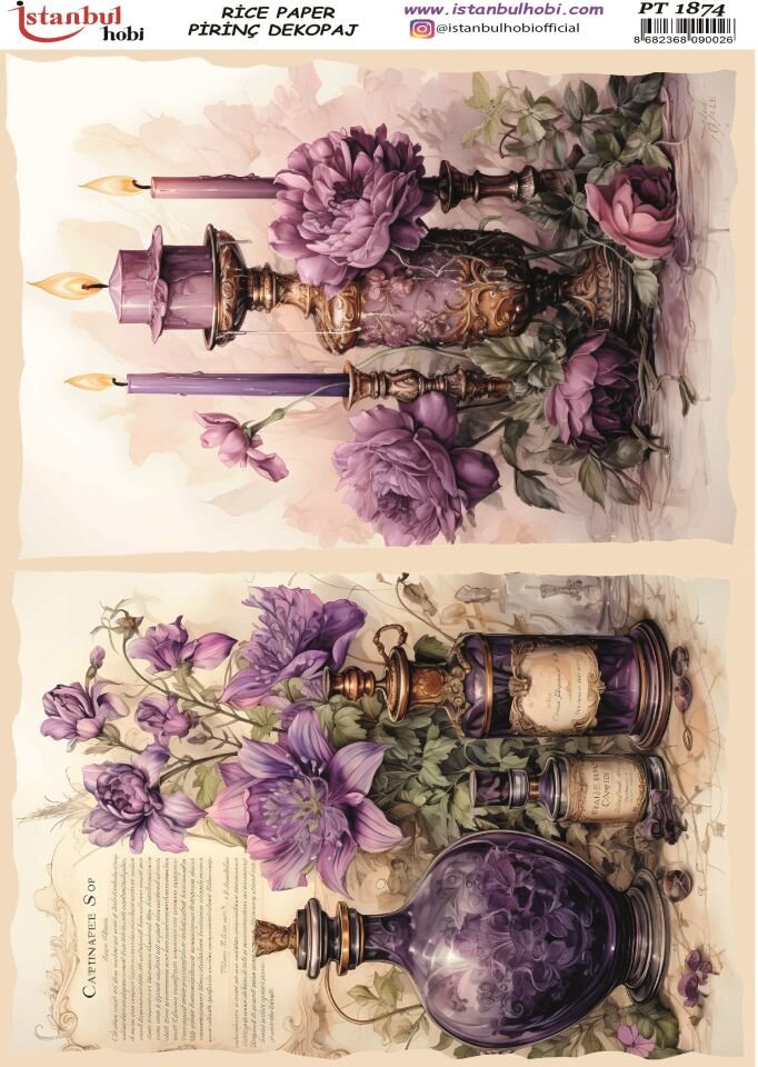 Pirinç Dekopaj Serisi PT-1874 30x42cm