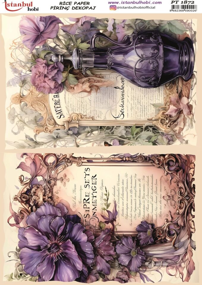 Pirinç Dekopaj Serisi PT-1872 30x42cm