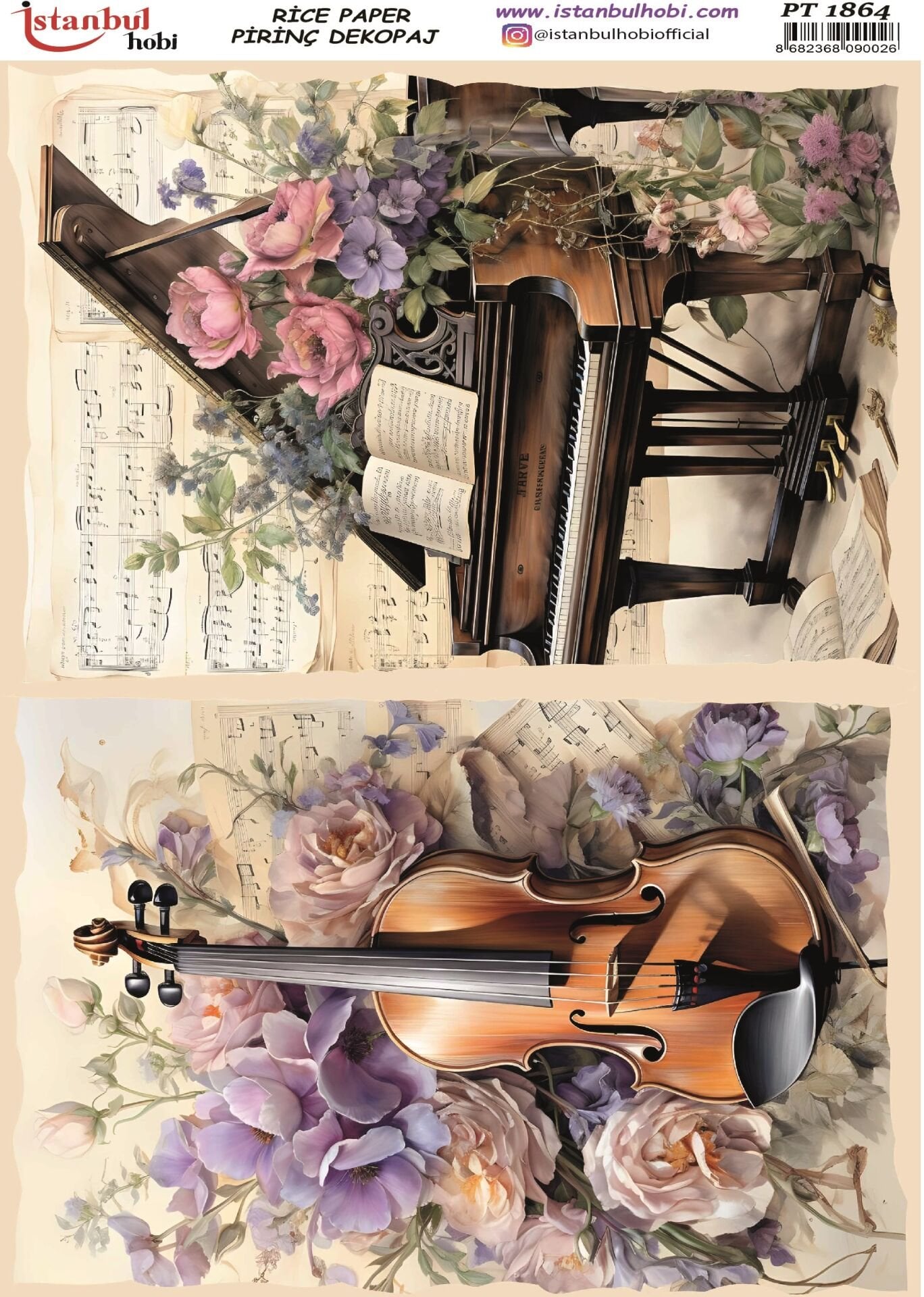 Pirinç Dekopaj Serisi PT-1864 30x42cm