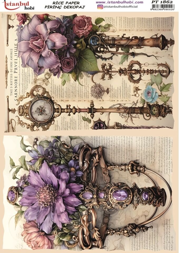 Pirinç Dekopaj Serisi PT-1862 30x42cm