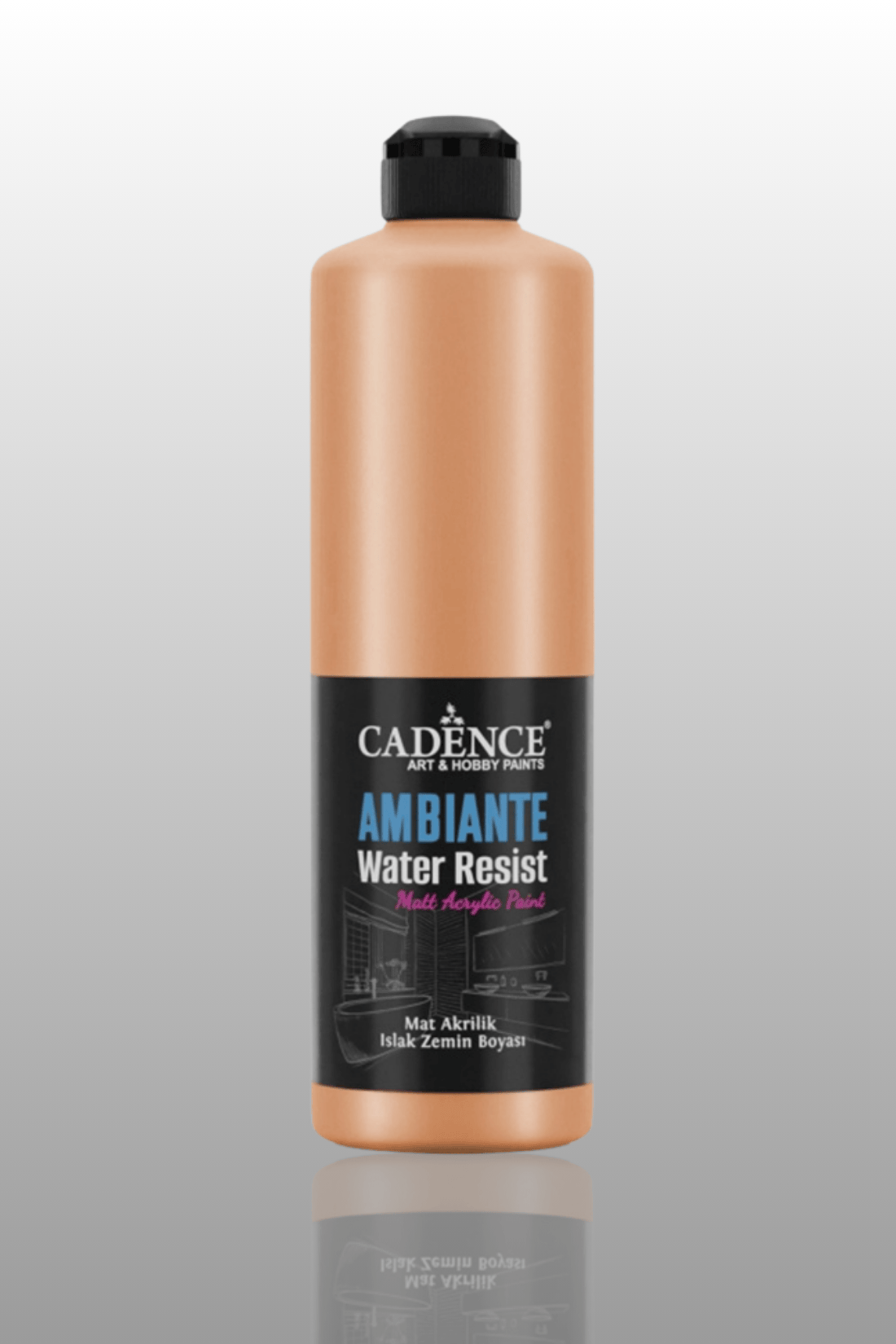 Bronz Metalik Ambiante Islak Zemin Boyası 500ml+20gr AWM-05