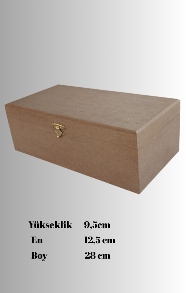 Küçük Boy Klipsli Dikdörtgen Kutu KU-339