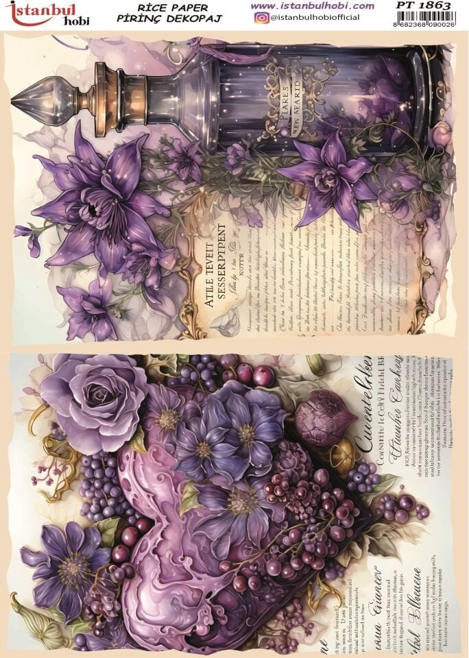 Pirinç Dekopaj Serisi PT-1863 30x42cm