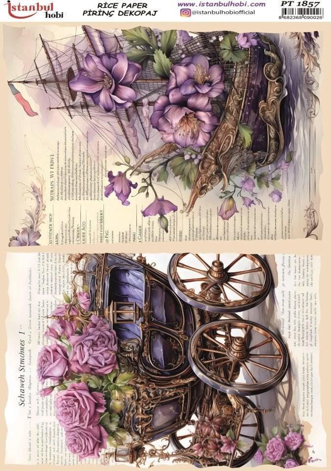 Pirinç Dekopaj Serisi PT-1857 30x42cm