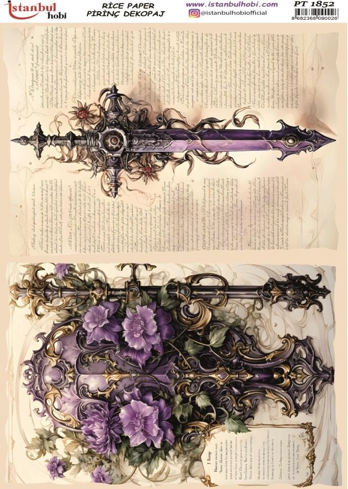 Pirinç Dekopaj Serisi PT-1852 30x42cm