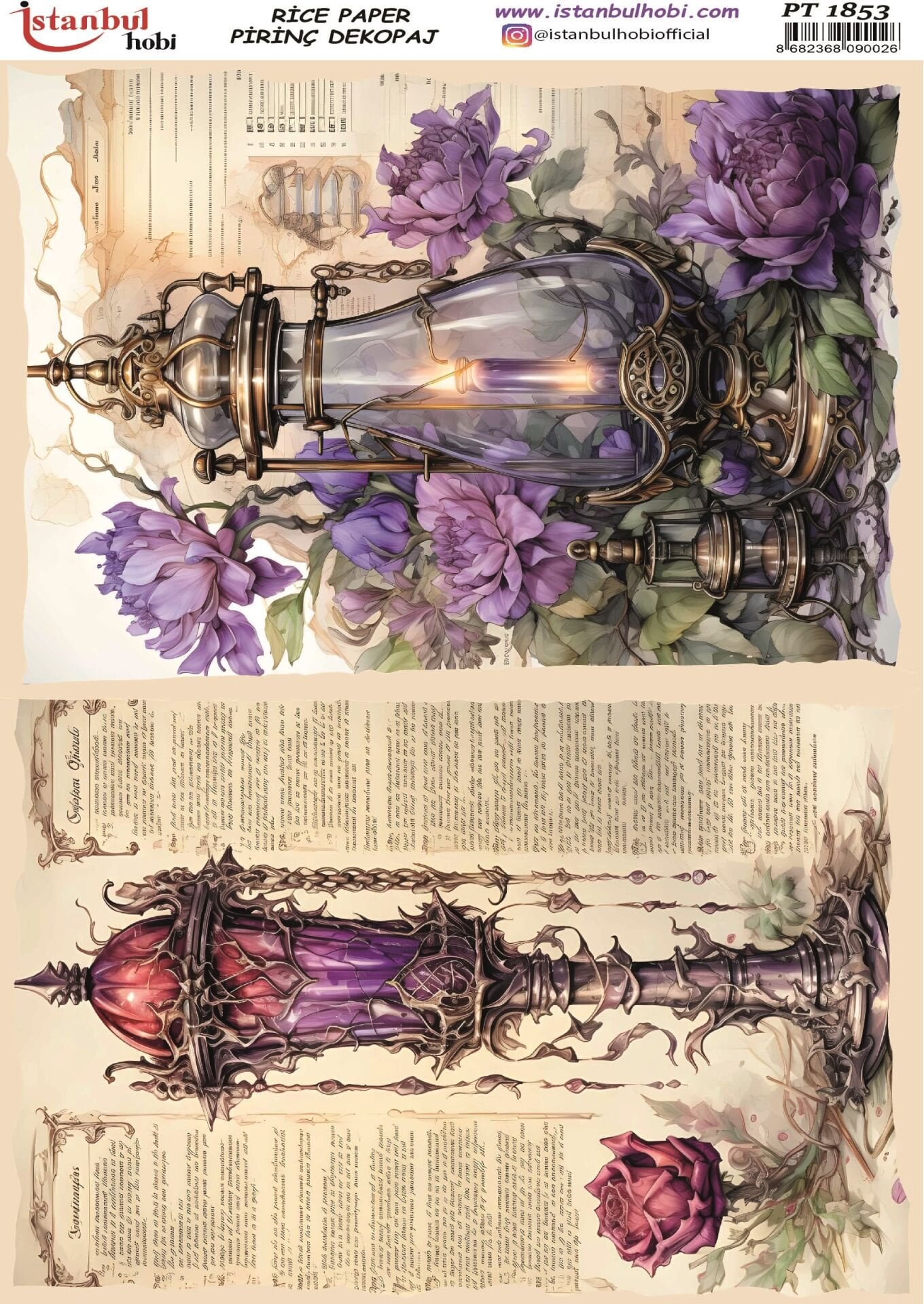 Pirinç Dekopaj Serisi PT-1853 30x42cm