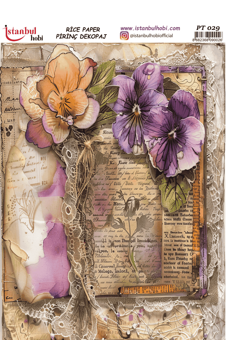 Pirinç Dekopaj PT-029 30x42cm
