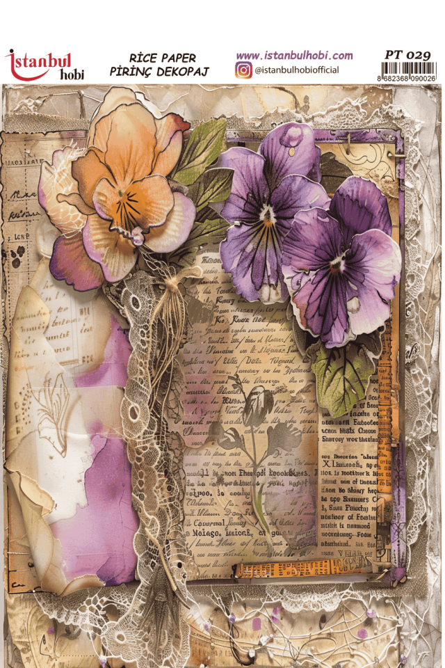 Pirinç Dekopaj PT-029 30x42cm