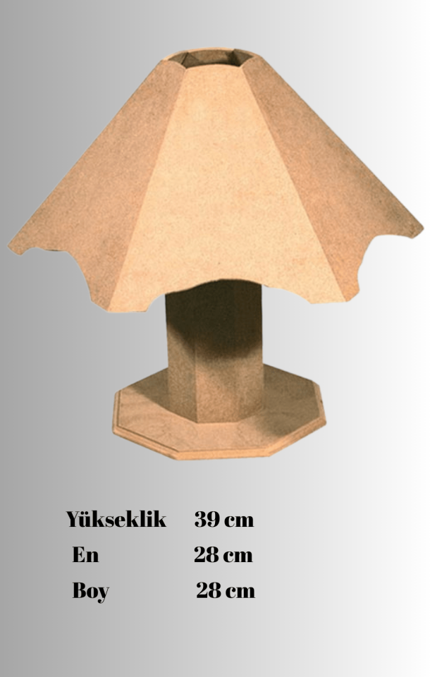 Dilimli Abajur F-754